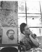 Frida Kahlo. Photographed by Lola Alvarez Bravo,