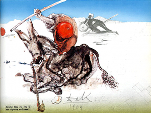 Don Quixote watercolor