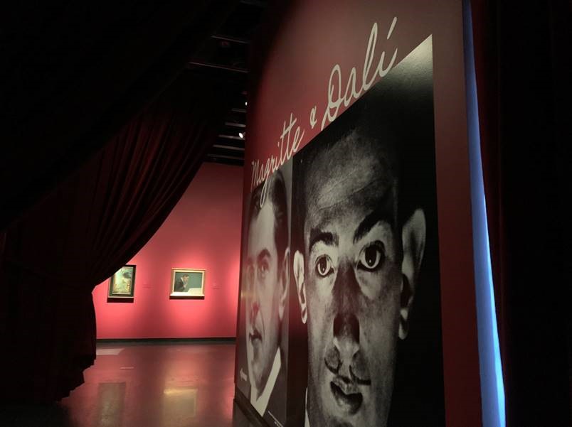 Magritte & Dali Exhibition Entrance