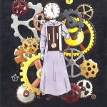 Grandmother Clock by Anna Babbitt