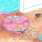 Roomba Cat by Sara Goldscheiderova