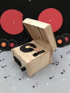 Natalie Canella Eerie Record Player