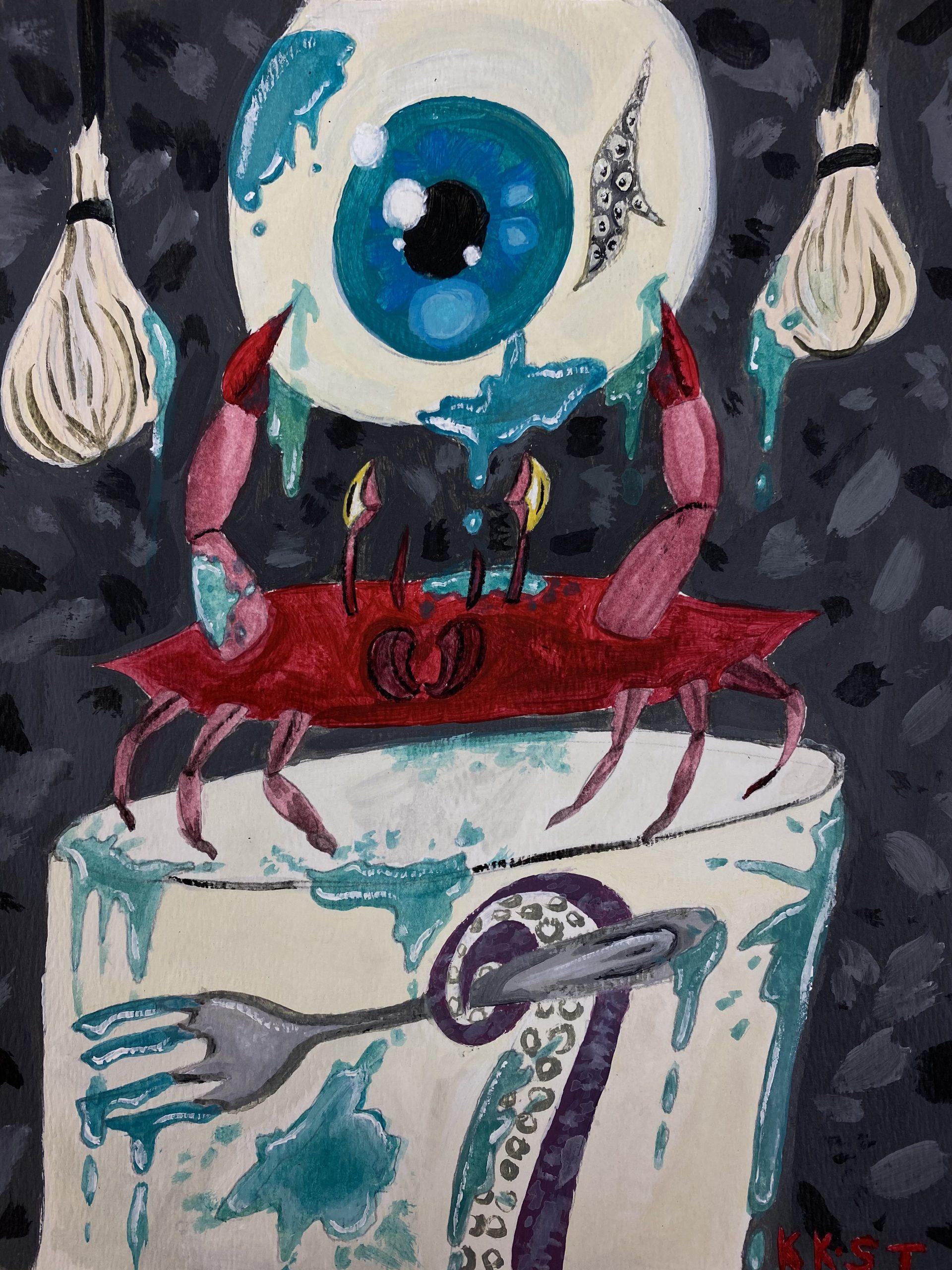 The Dali Museum’s 2021 Student Surrealist Exhibit Online: Pinellas, Artwork by Kendall Kenas
King Crab
Hopkins Middle
Teacher: Krista Schilling
Grade 6