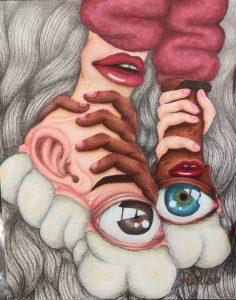 The Dali Museum’s 2021 Student Surrealist Exhibit Online: Pinellas, Artwork by Karla Gomez
Delusional
Gibbs High
Teacher: Amber Quimby
Grade 9