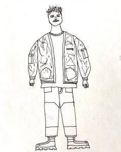 Teen Fashion rendering by Eli Ulrich