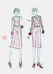 Teen Fashion rendering by Emma Beatty