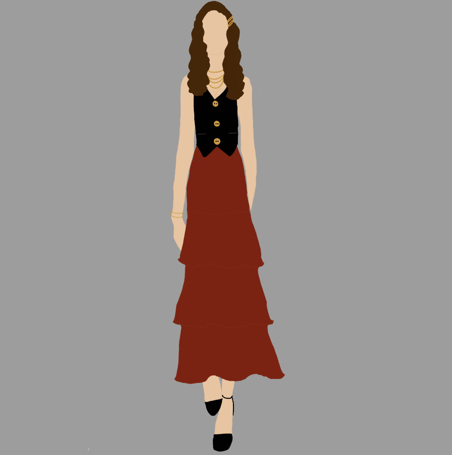Teen Fashion rendering by Olivia Severance