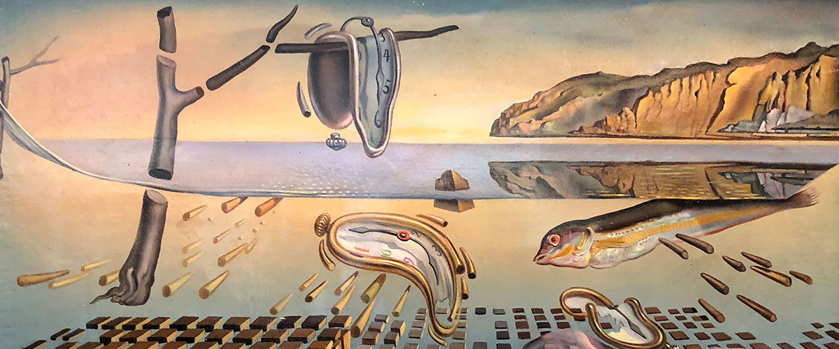 Salvador Dali's Painting, The Disintegration of the Persistence of Memory