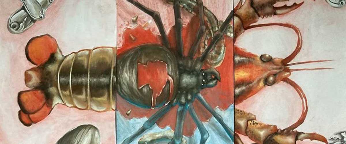 Student Surrealist Exhibition, Spider Lobster