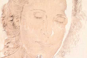 Study for the head of the "Madonna of Port Lligat"