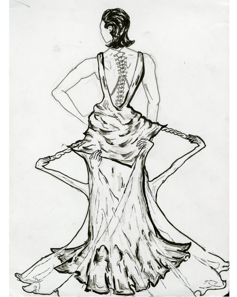 A fashion sketch