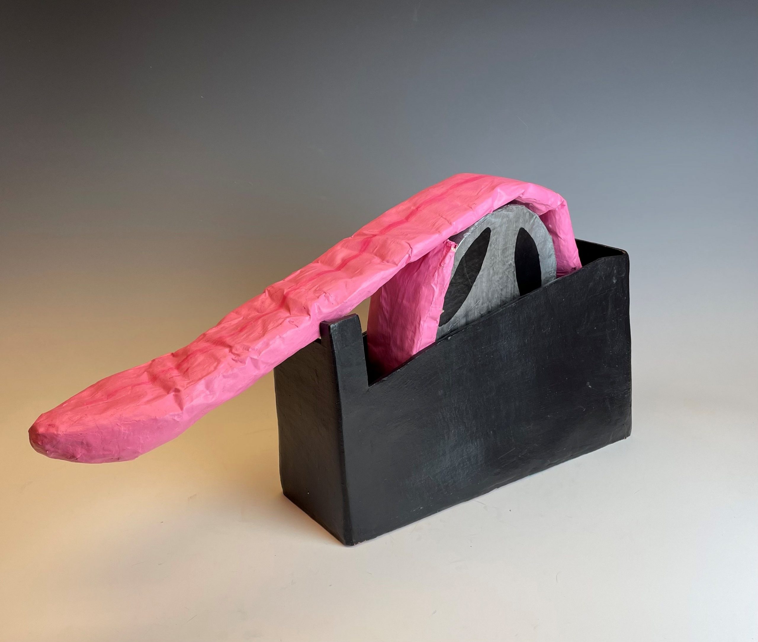 A large tape made of a human tongue