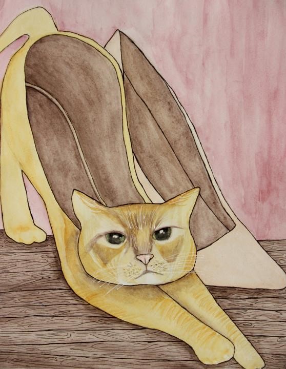 The Dali's Student Surrealist Art Exhibit, Shoe Cat by Emma Cooley


