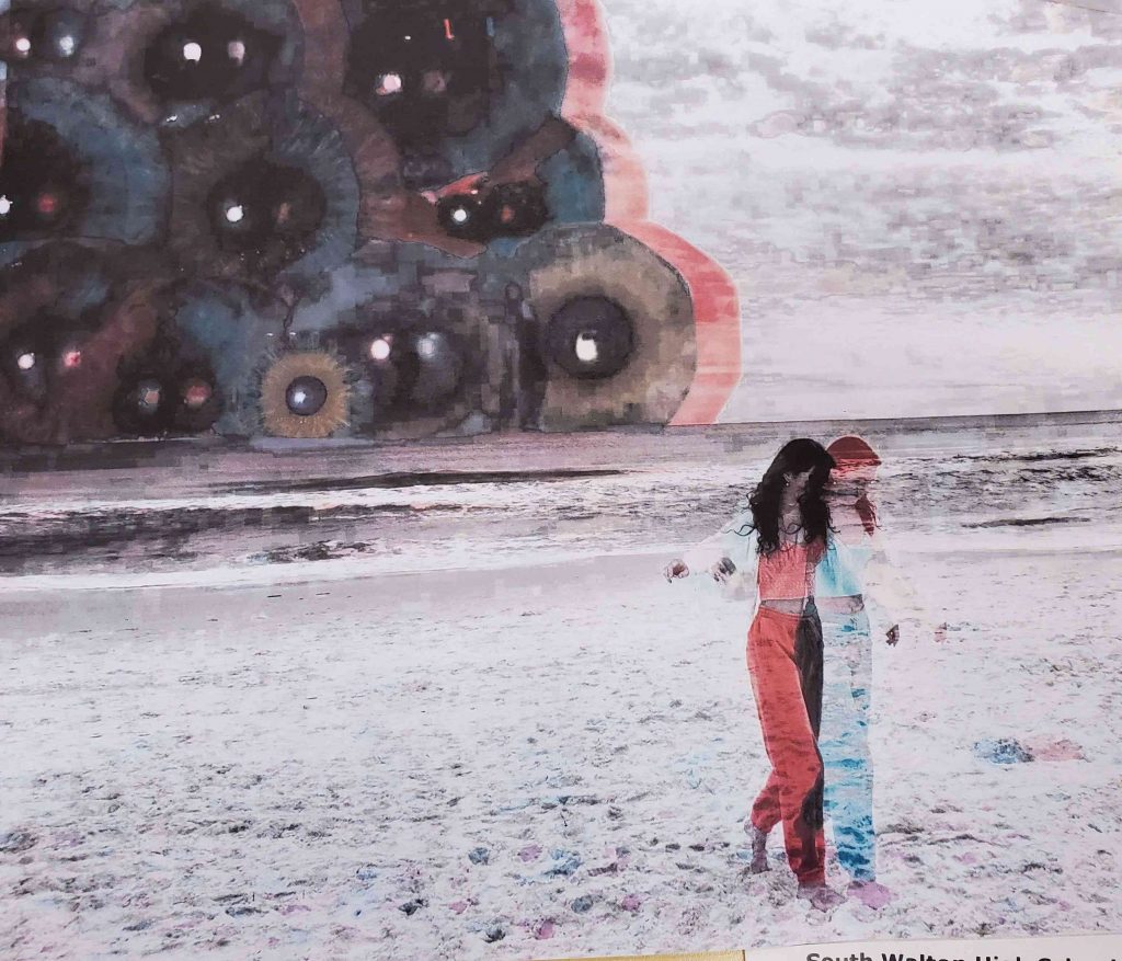The Dali's Student Surrealist Art Exhibit, Always Watching by Jessica Hankinson

