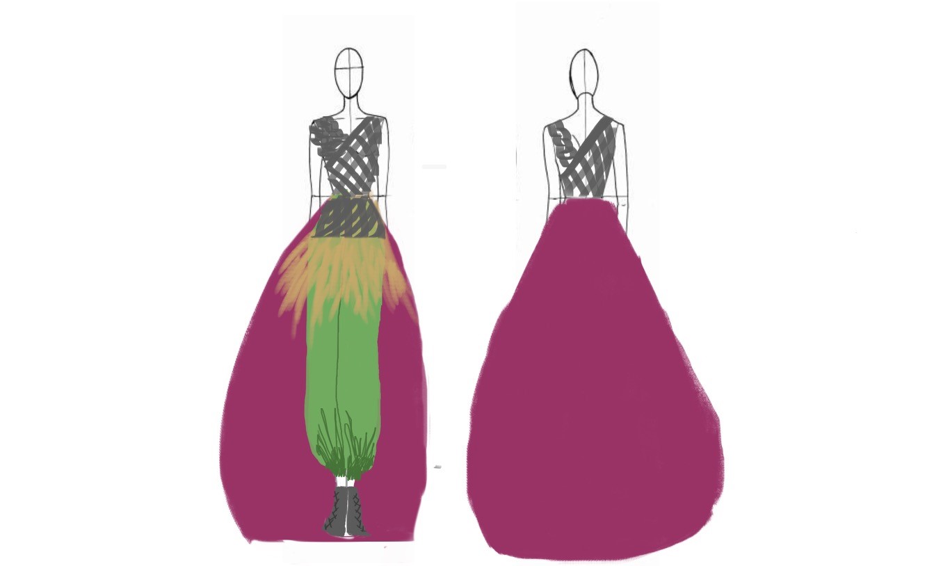 fashion design at the dalí by Sofia Pickford Rendering