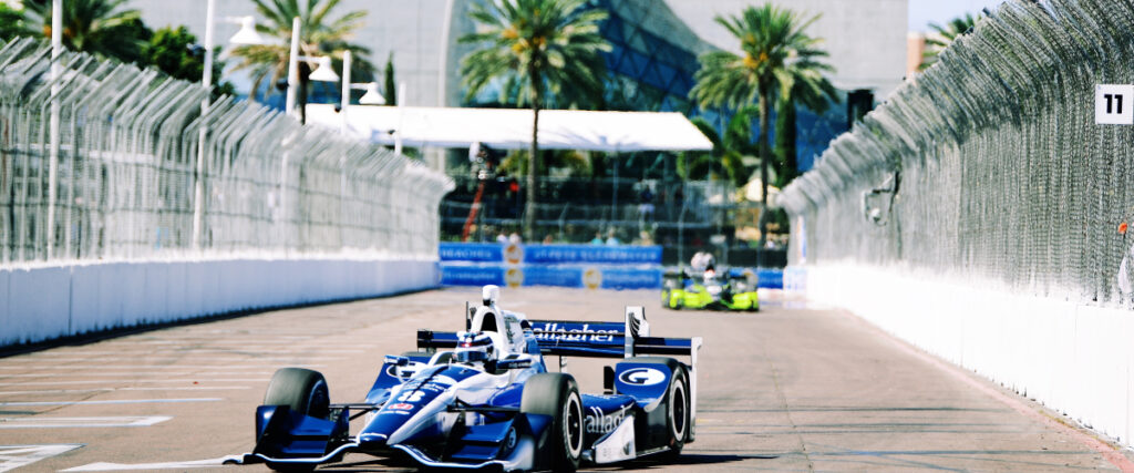 a race car on a track