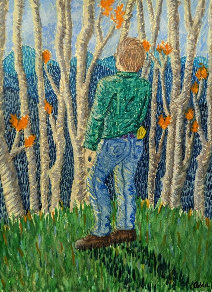 
Mountain Man Perceiving Nature by Adriana Cook