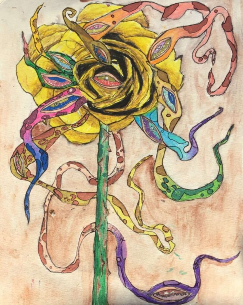 Nosey Flower by Gabriel Garcia
