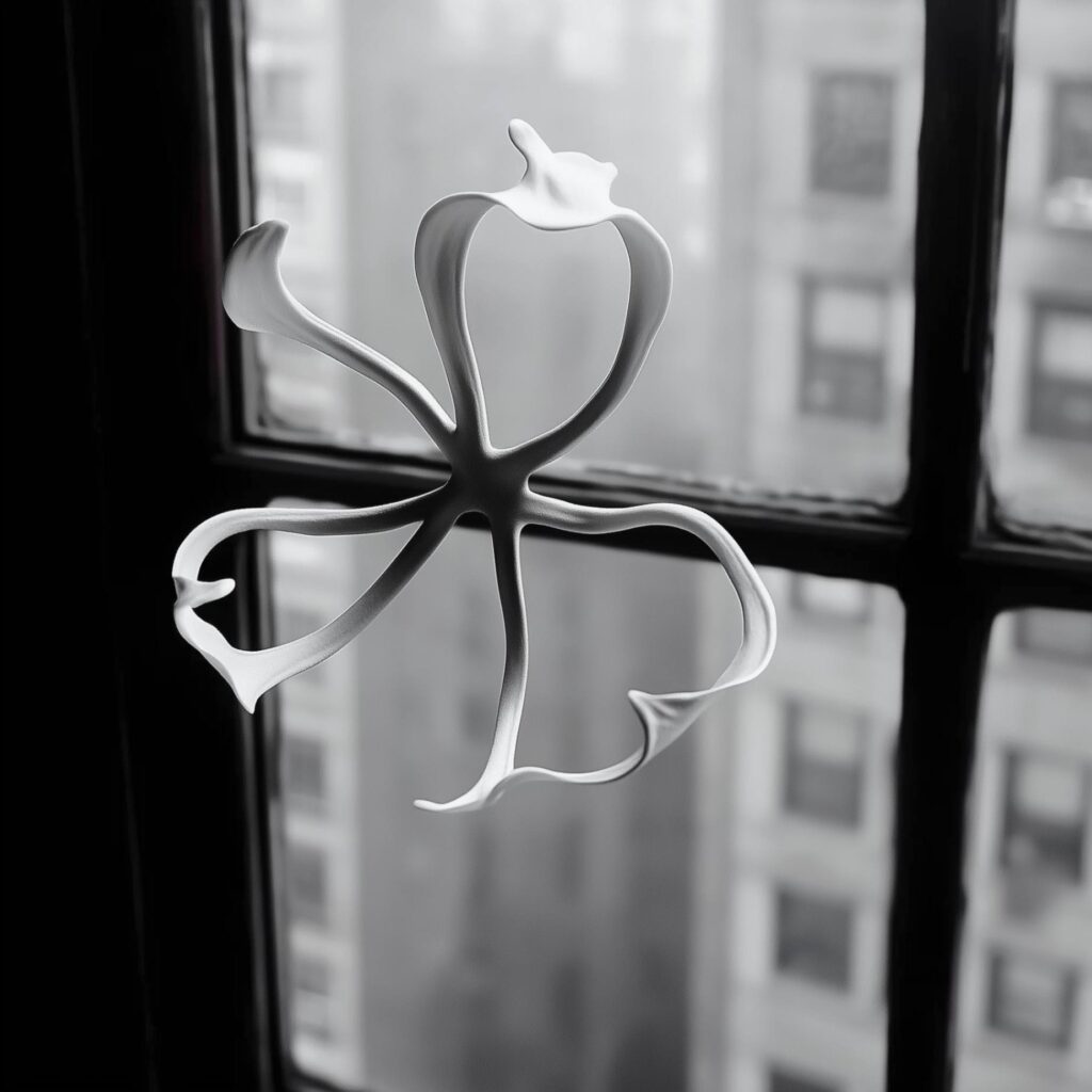 Luis Cortez       
Floating Orchid Behind a Window      